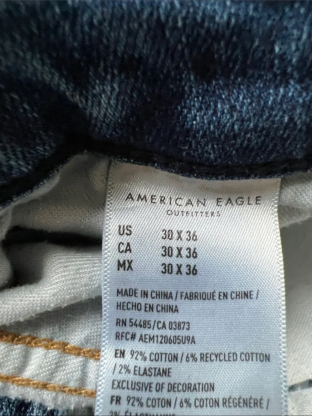 American Eagle Outfitters Slim Straight Blue Jeans